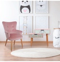 FAUTEUIL HELSINKI ENFANT ROSE
