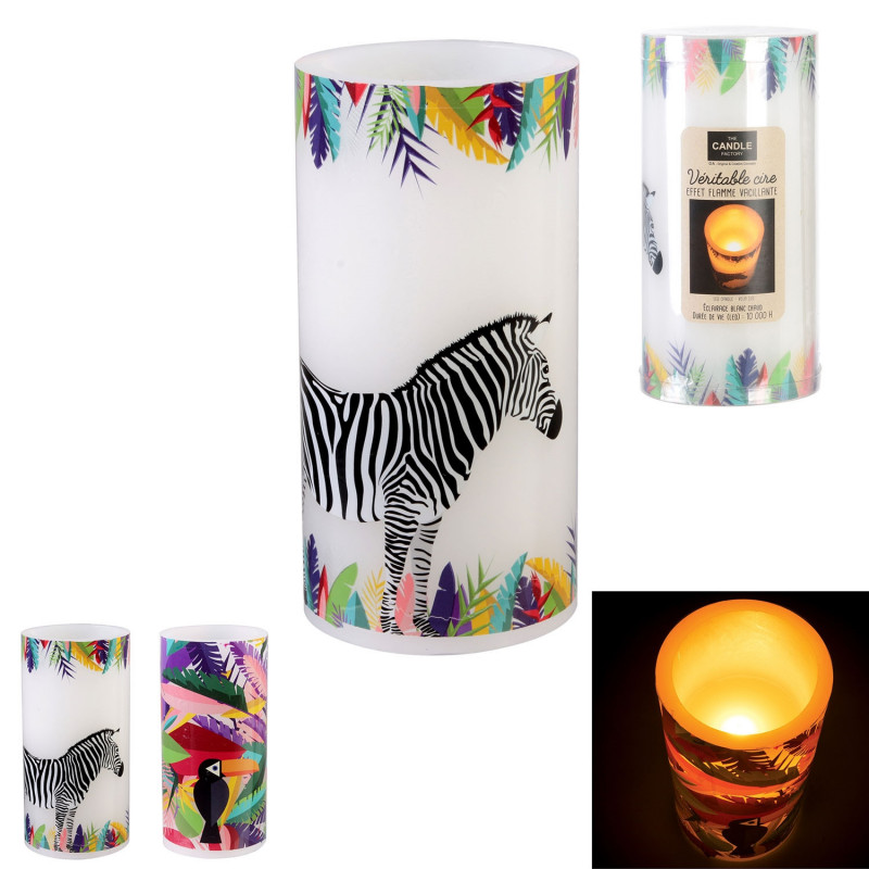 Bougie led exotic sauvage