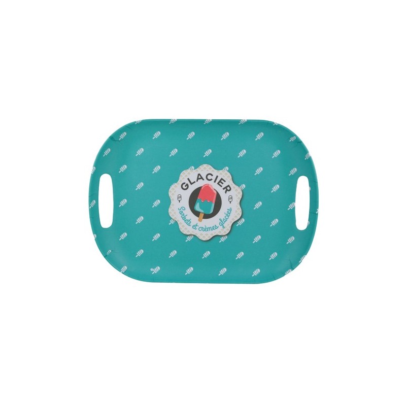 Plateau de service design glace