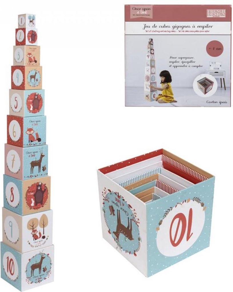 JEU DE CUBES GOGOGNES A EMPILER