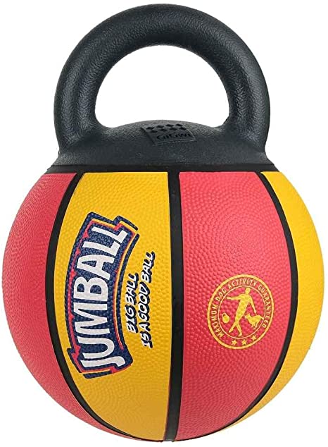 JOUET CHIEN BALLON DE FOOT ET VOLET AVEC POIGNEE