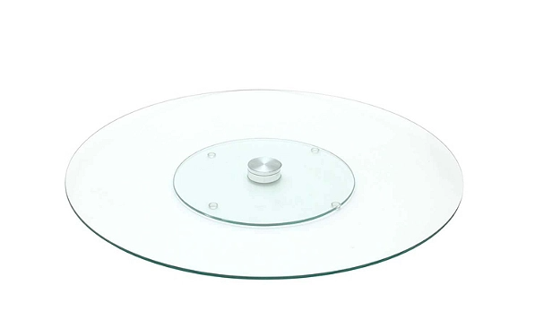 PLATEAU TOURNANT 45CM EN VERRE