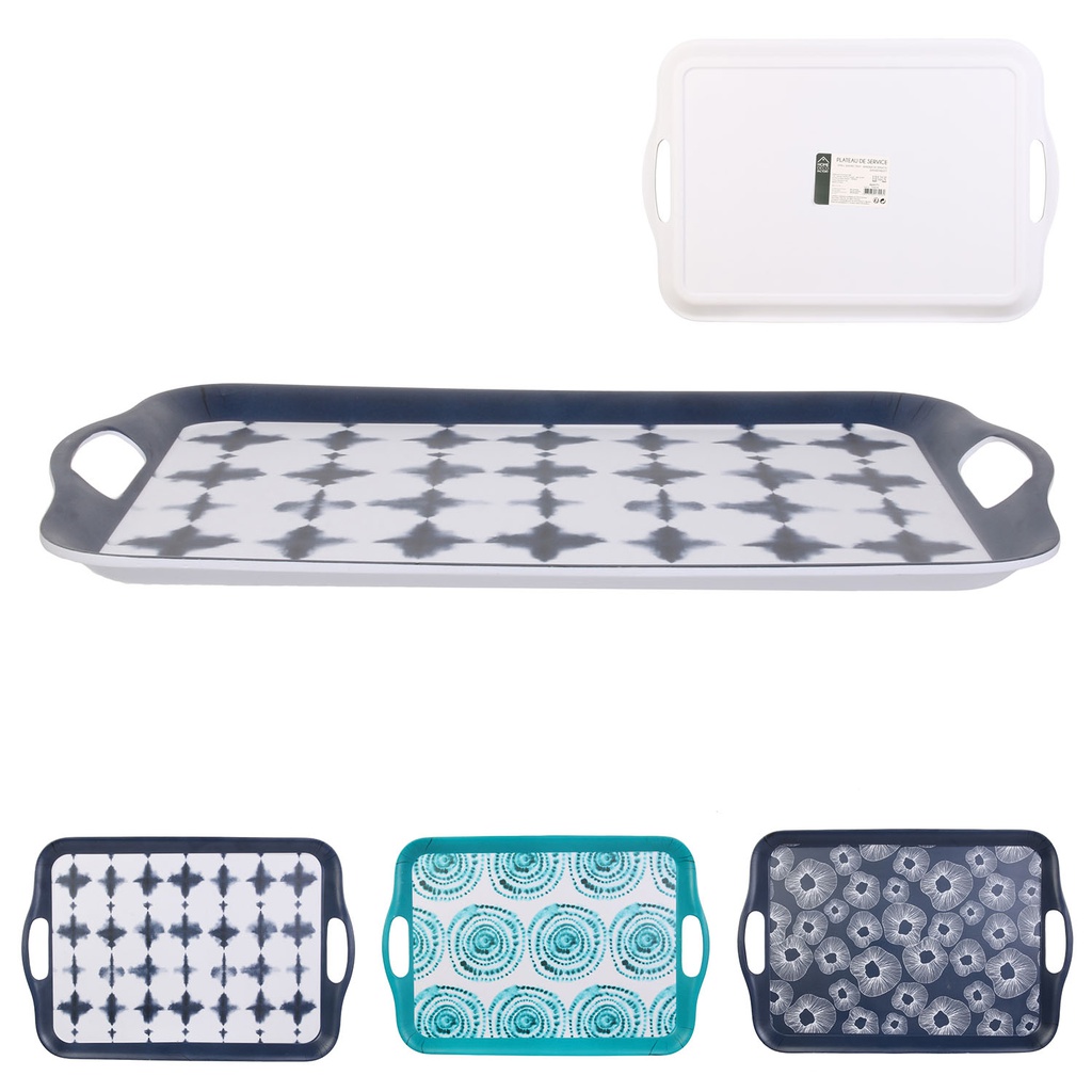 PLATEAU BLUE LAGOON 46X31CM