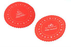 SET DE TABLE MERRY CHRISTMAS ROND