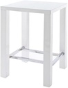 TABLE HAUTE BLANCHE JANE BAR.