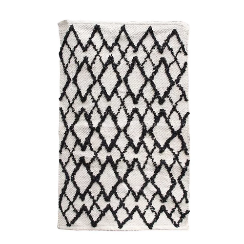 Tapis berbère en relief 60x90 cm fond beige