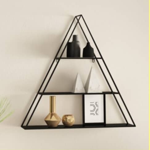 ETAGERE TRIANGLE NOIR