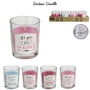 Bougie amour parfumée senteur vanille