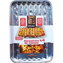 LOT DE 5 BARQUETTES DE CUISSON POUR BARBECUE 34 X