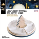 4 coupelles en céramique