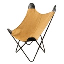 FAUTEUIL PAPILLION UNI JAUNE