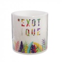 Bougie à LED à style exotique - 15x15cm