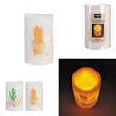 BOUGIE LED COLOREE DECO
