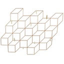 PELE-MELE FILAIRES NOIR 8 PINCES 46X42CM M12