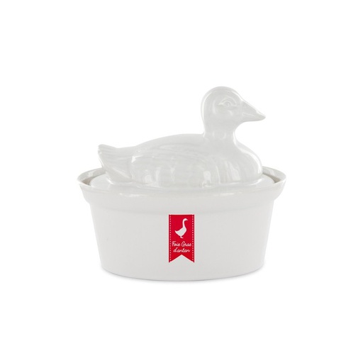 TERRINE COUVERCLE CANARD CERAMIQUE 400GR M6