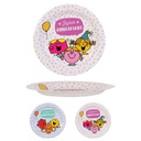 6 ASSIETTES ANNIVERSAIRE EN CARTON MONSIEUR MADAME