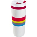 MUG DE TRANSPORT AVEC BANDES SILICONE 380ML