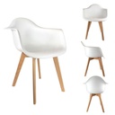 FAUTEUIL SCANDINAVE BLANC THE CONCEPT FACTORY