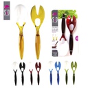 COUVERTS A SALADE BICOLORE