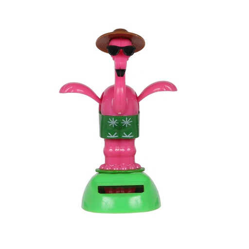 FLAMANT ROSE DANSANT A ENERGIE SOLAIRE        18