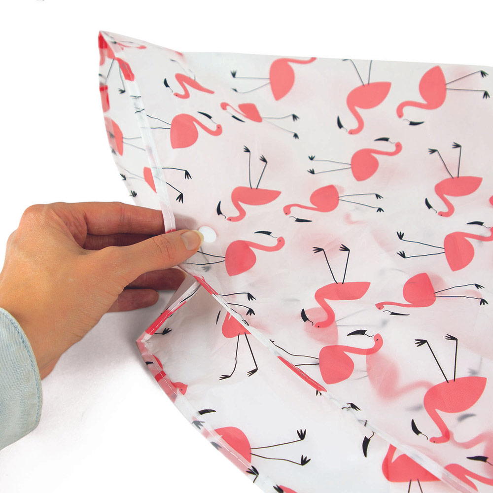 CAPE DE PLUIE ENFANT FLAMANT ROSE