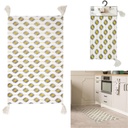 TAPIS ZESTE JAUNE POMPOM