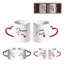 COFFRET MUG AVEC POIGNEE MOTS D AMOUR