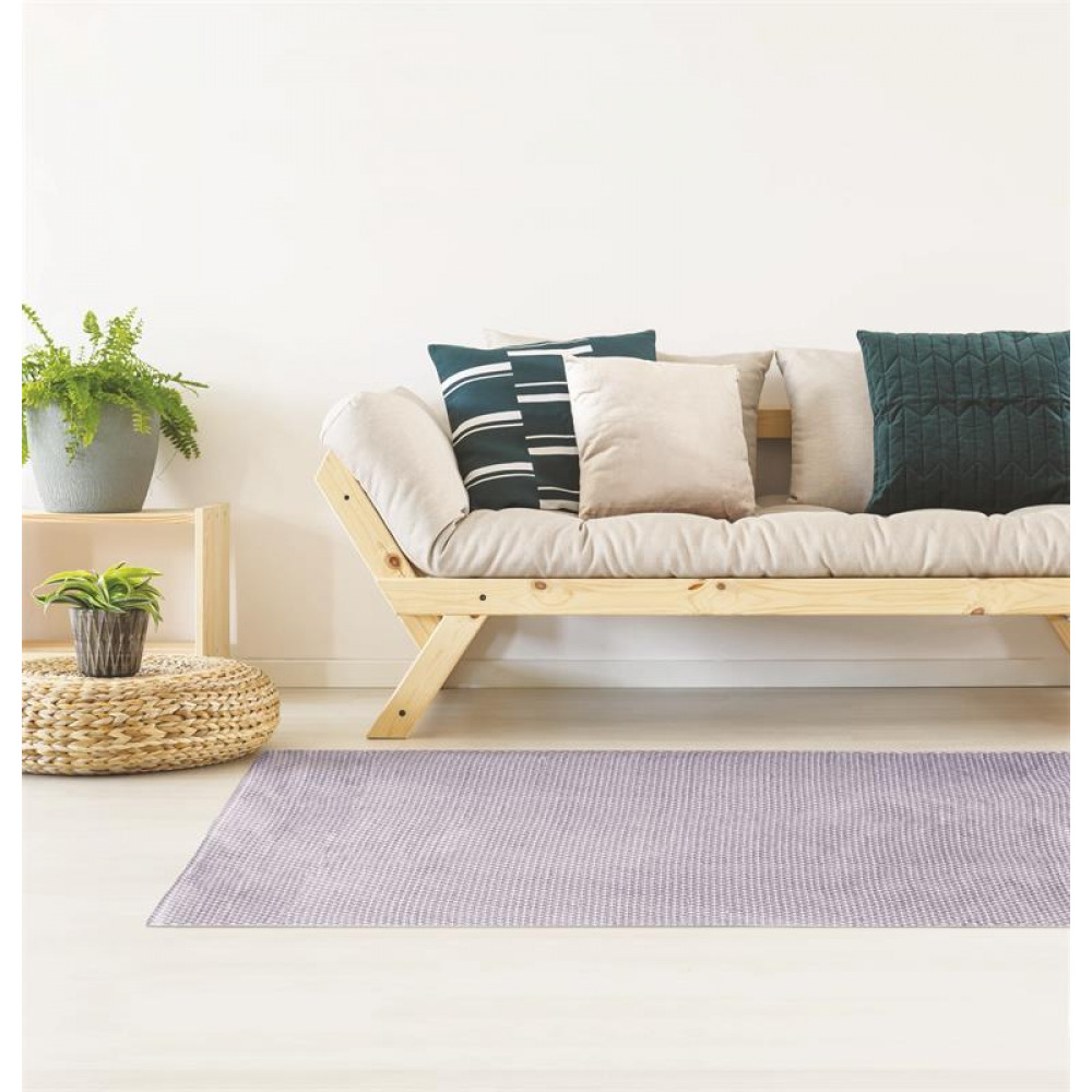 TAPIS LOSANGES BLEUS 140x200cm, 1 fois assorti