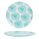 PLAT DE SERVICE EN VERRE