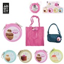 SAC SHOPPING PLIABLE MACARONS